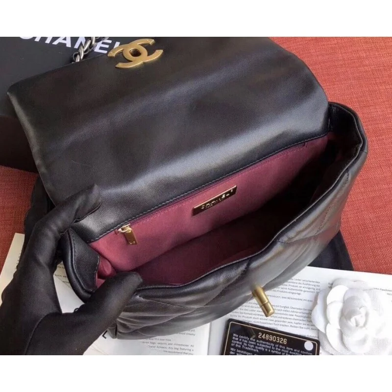 Chanel 19 Lambskin Flap Bag Small