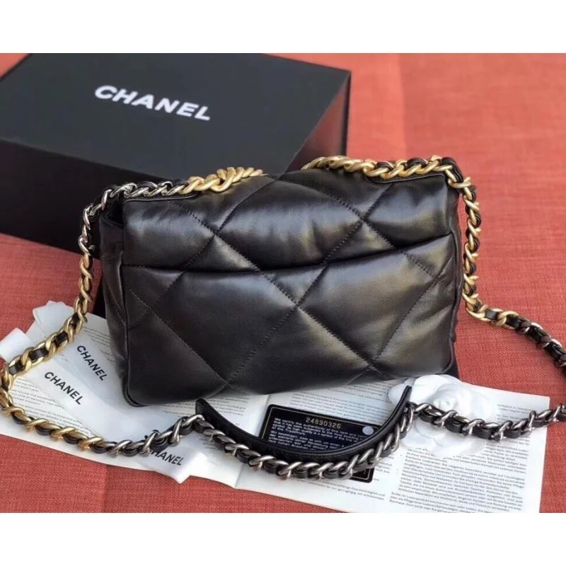 Chanel 19 Lambskin Flap Bag Small