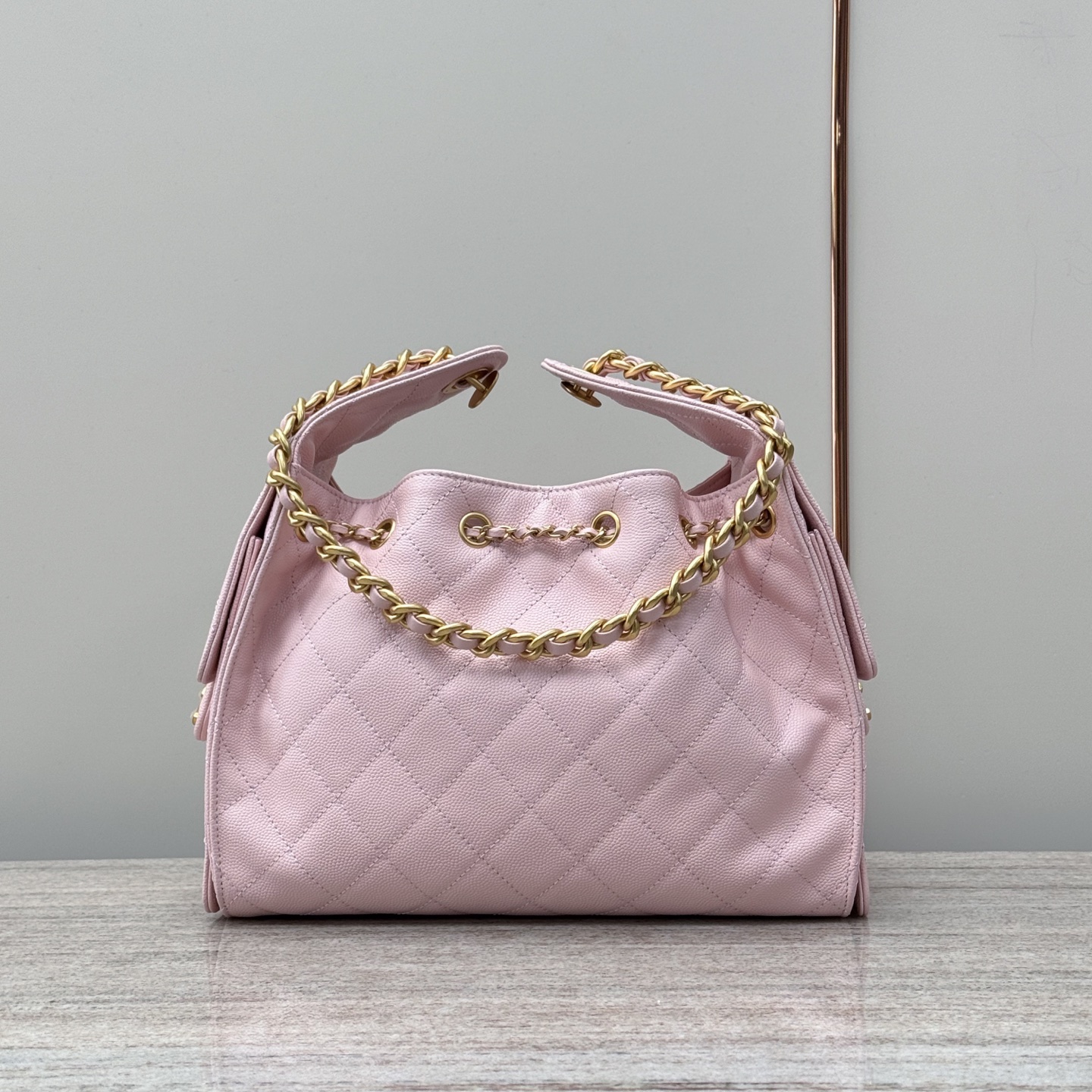 CHANEL 25 Small Handbag-Light Pink