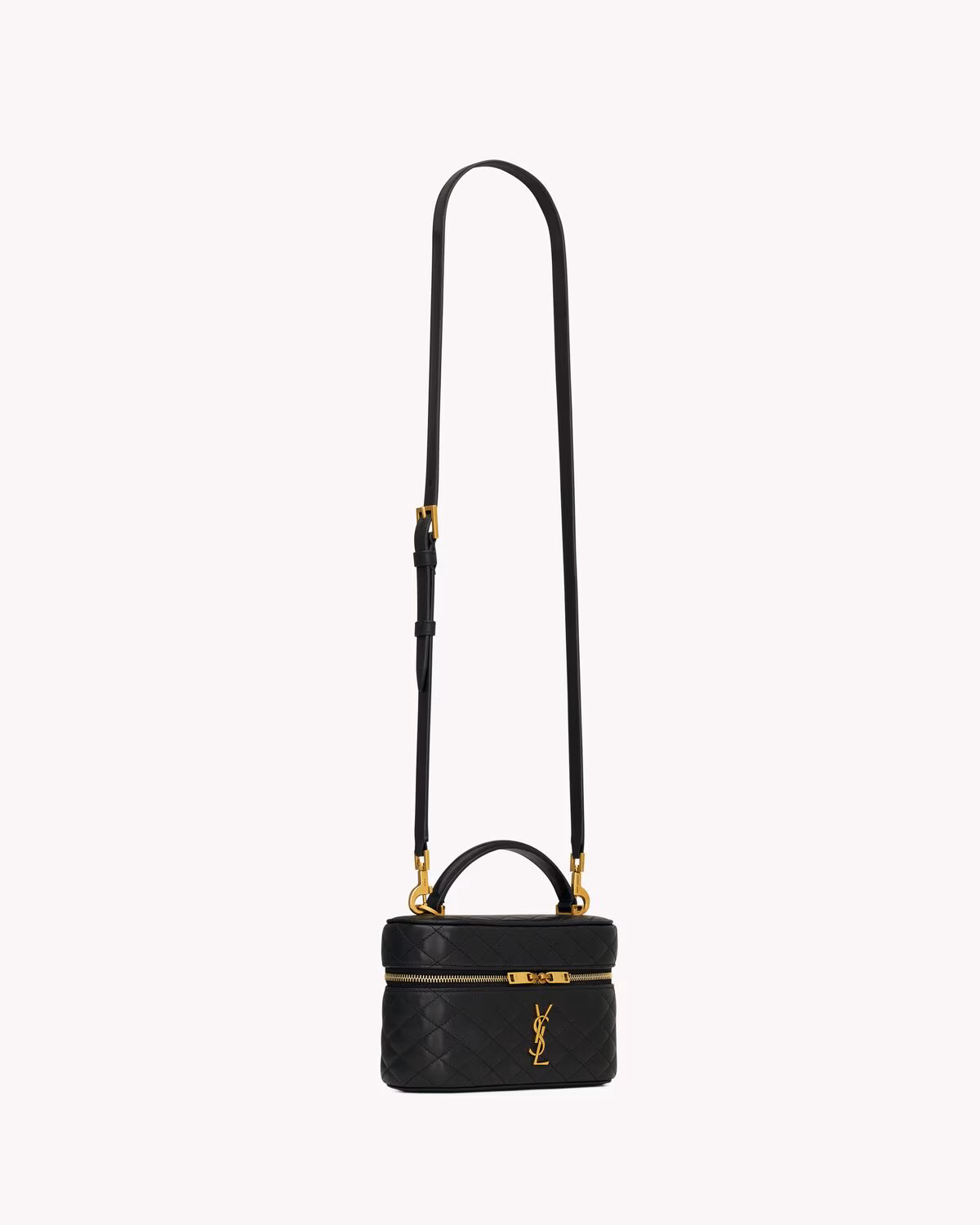 YSL GABY vanity bag in lambskin-Black
