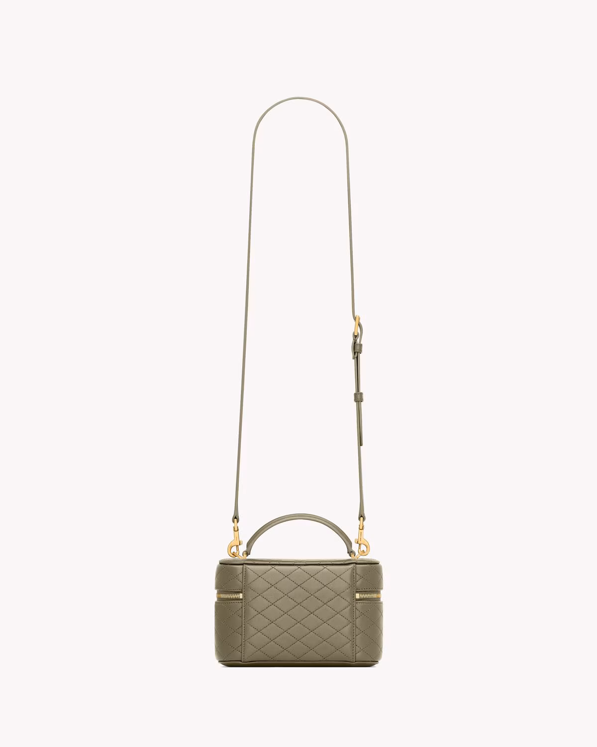 YSL GABY vanity bag in lambskin-STRONG MOSS