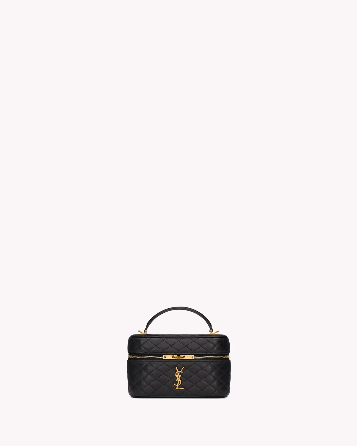 YSL GABY vanity bag in lambskin-Black