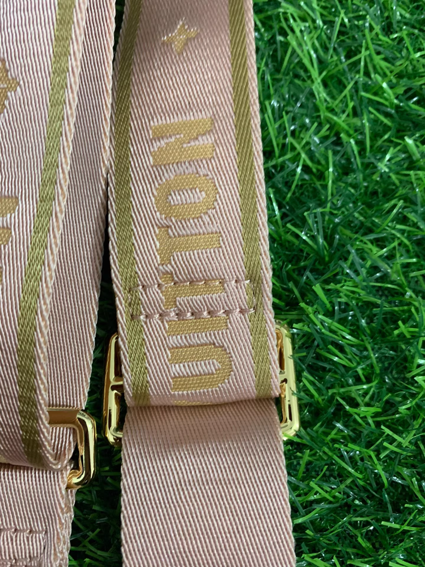 LV Pink Adjustable Shoulder Strap for LV Bags