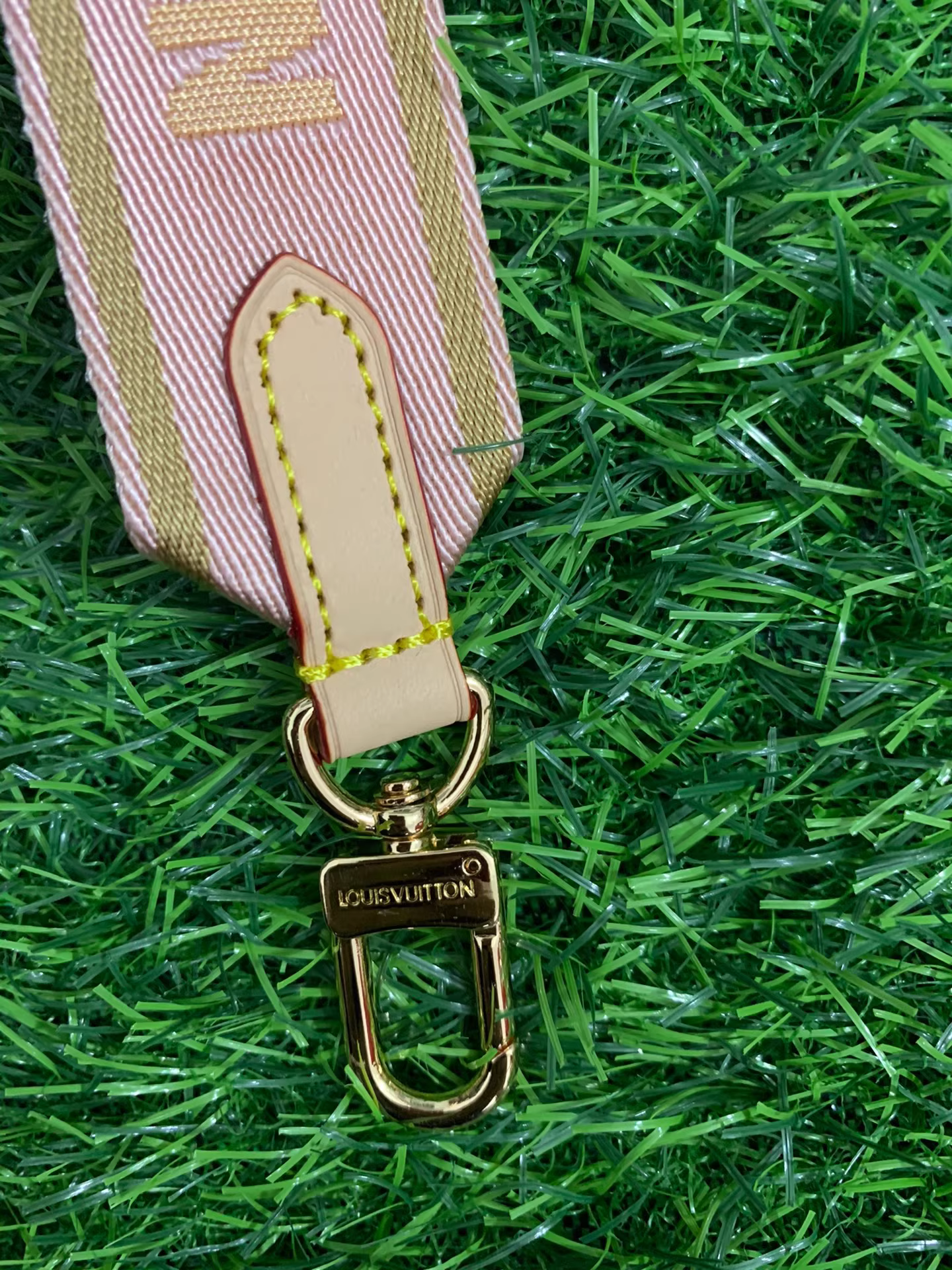 LV Pink Adjustable Shoulder Strap for LV Bags