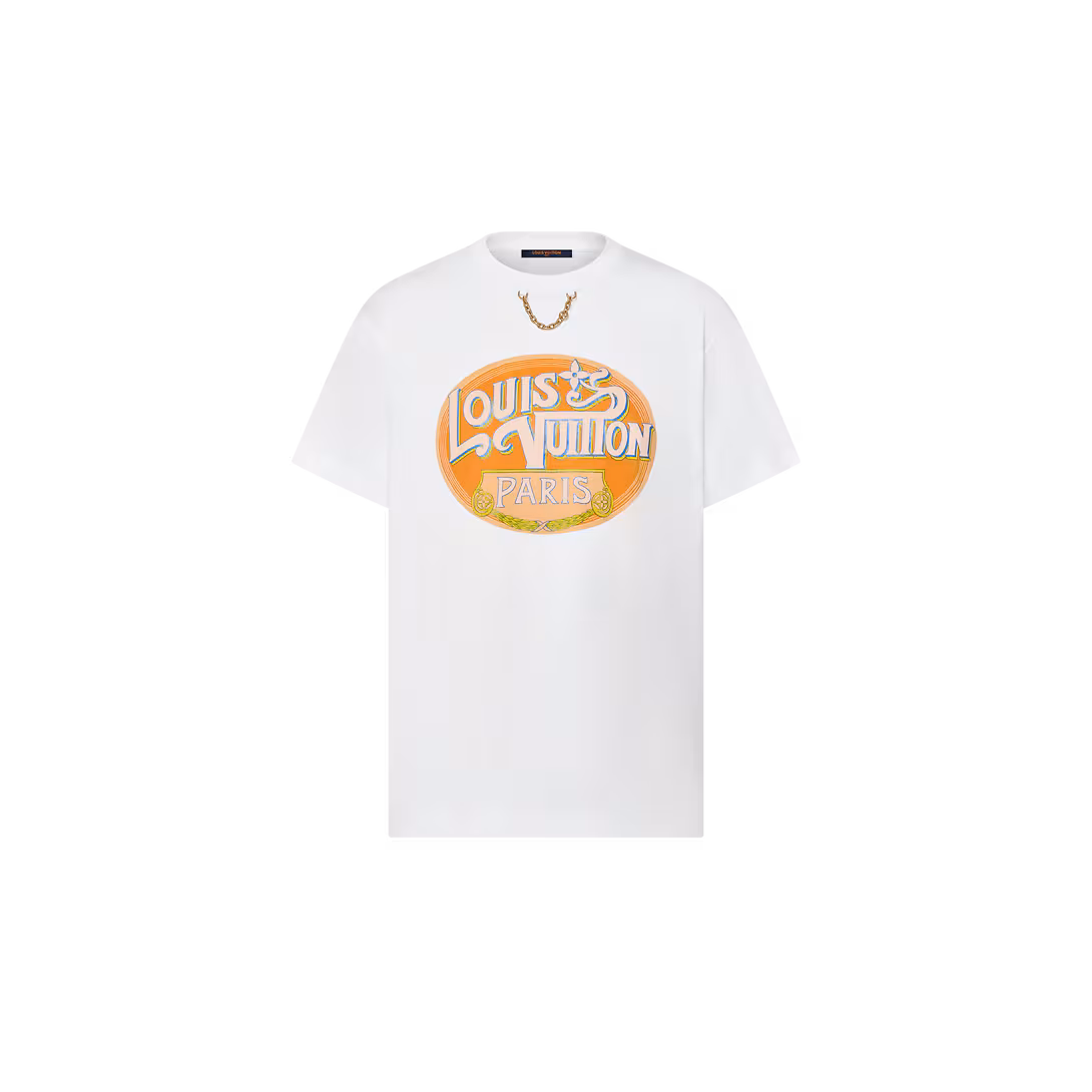 LV-1AHISY Paris Travel Stamp T-Shirt