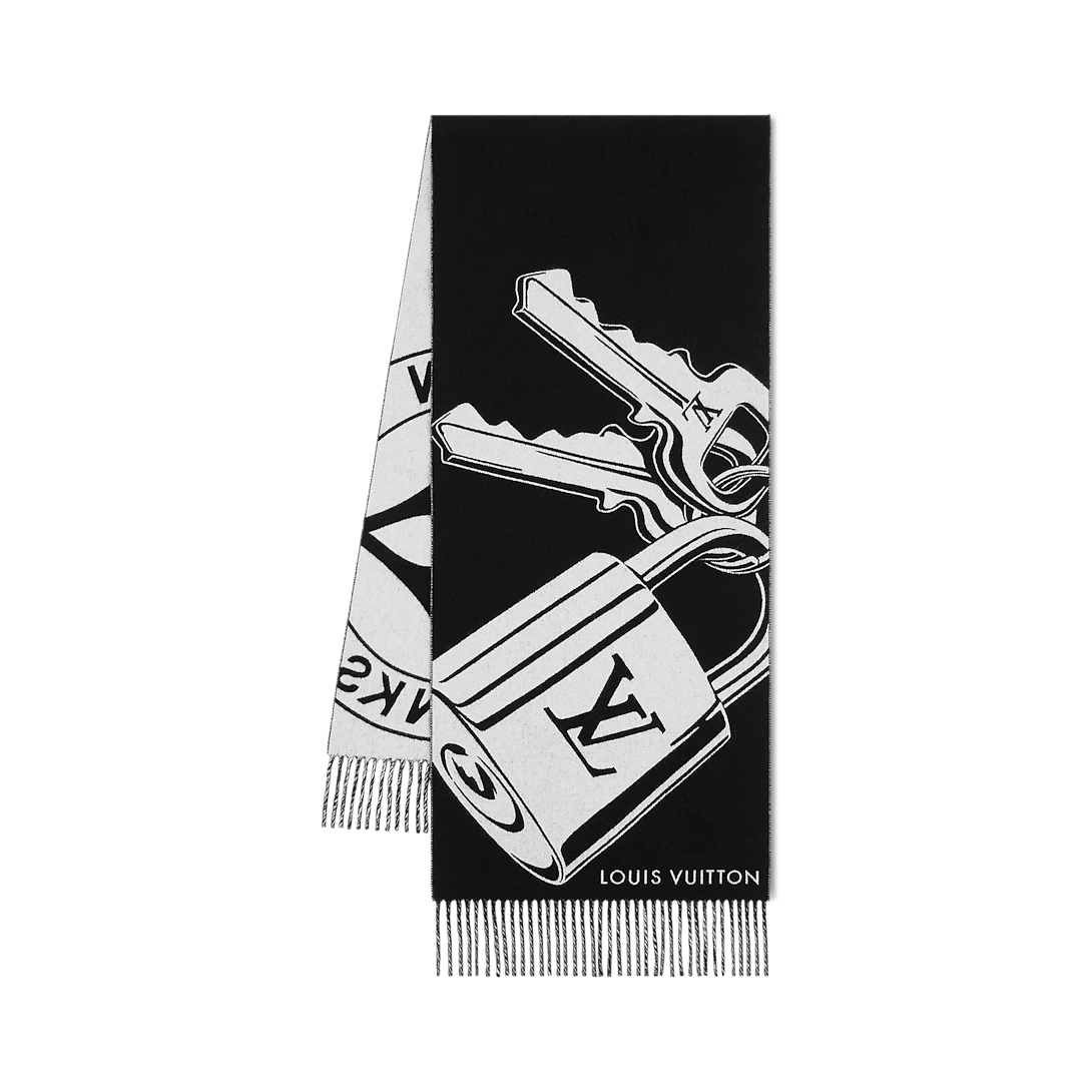 LV Lock And Keys Scarf M92855
